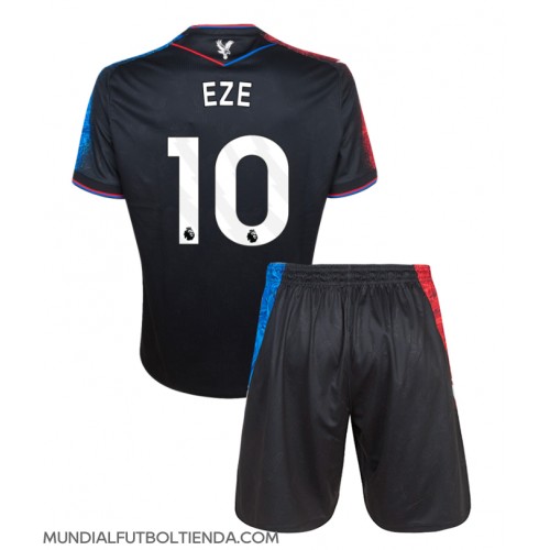 Camiseta Crystal Palace Eberechi Eze #10 Tercera Equipación Replica 2024-25 para niños mangas cortas (+ Pantalones cortos)